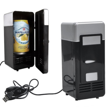 Новый мини-холодильник для холодильника с холодильником USB, холодильник с охладителем / подогревом